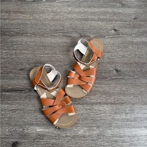 Women's Tan Leather Sandals